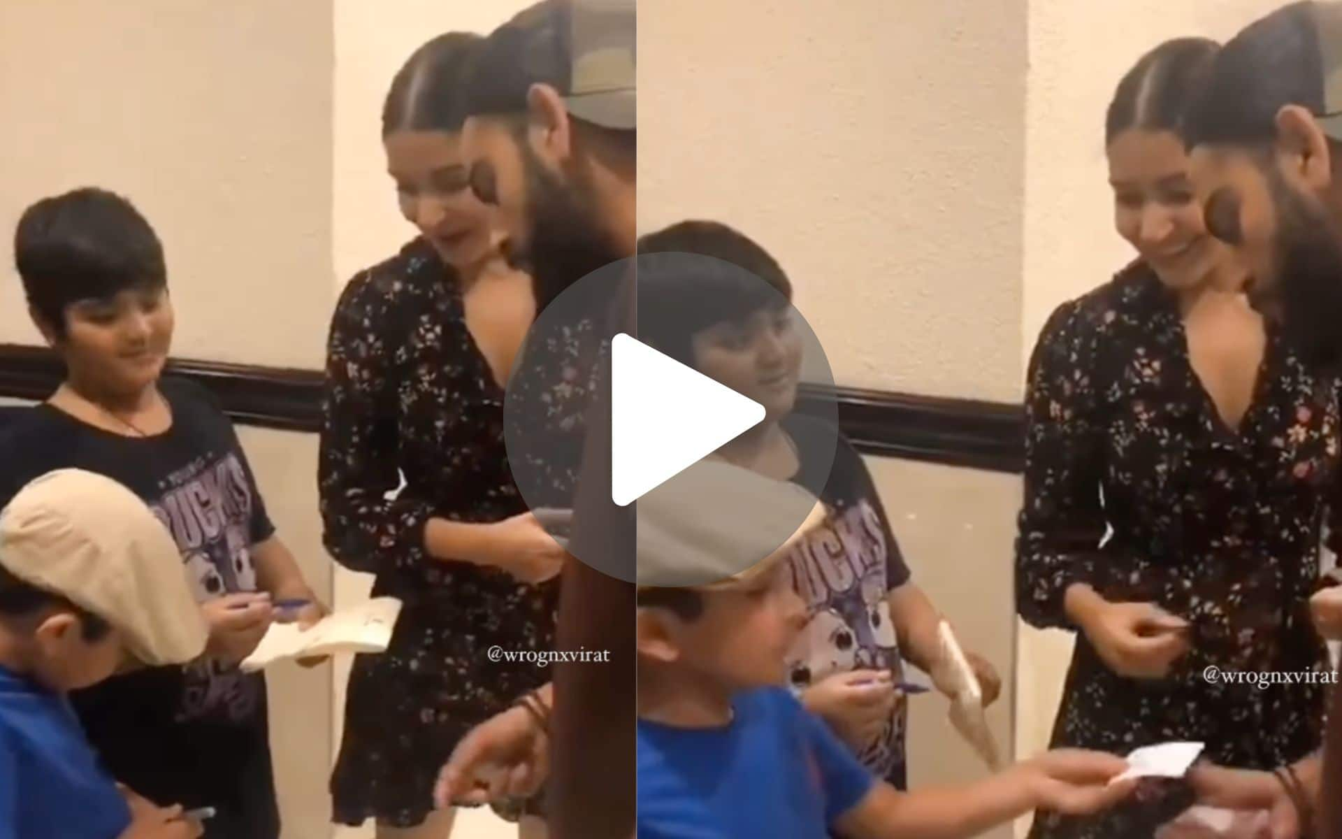 When Virat Kohli And Anushka Sharma Hilariously Received An Autograph From A Cute Fan